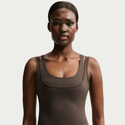 NikeSKIMS Matte Women's Double-Strap Scoop Tank Top. Nike SG